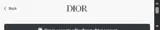 Dior Beauty coupon verification screenshot