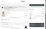 Dior Beauty coupon verification screenshot