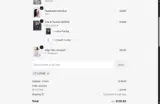 JUSTINE coupon verification screenshot