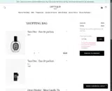 Diptyque Paris coupon verification screenshot