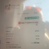 AYURELLE coupon verification screenshot