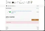 Discount Cutlery coupon verification screenshot
