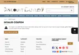 Discount Cutlery coupon verification screenshot