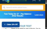 DiscountedLabs.com coupon verification screenshot