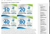 DiscountedLabs.com coupon verification screenshot