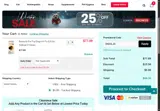 EMAIL20 coupon verification screenshot