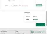 Discount Pharms coupon verification screenshot