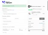 Discount Vape Pen coupon verification screenshot