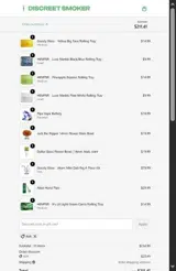 Discreet Smoker coupon verification screenshot