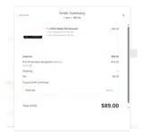 DISH18A coupon verification screenshot