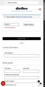FALL15 coupon verification screenshot