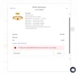 BFW2025 coupon verification screenshot