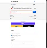 DIY Retro Arcade coupon verification screenshot