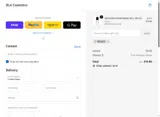 DLA Cosmetics coupon verification screenshot