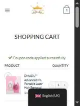 store20 coupon verification screenshot