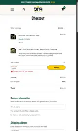 July35 coupon verification screenshot