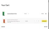 PERFECT10 coupon verification screenshot