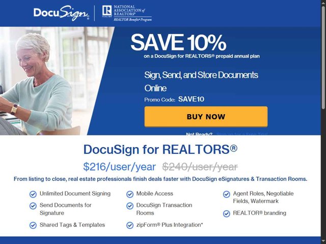 DocuSign Promo Codes (2 Verified) - 10% Off w/Code Jun 2025