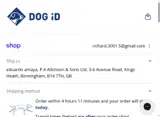 DOG iD coupon verification screenshot