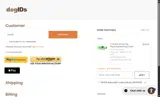 WOOF15 coupon verification screenshot
