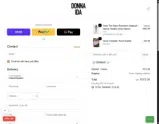 DONNA20 coupon verification screenshot