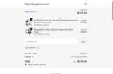 Donut-Equipment.com coupon verification screenshot