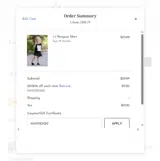 HAYDEN20 coupon verification screenshot