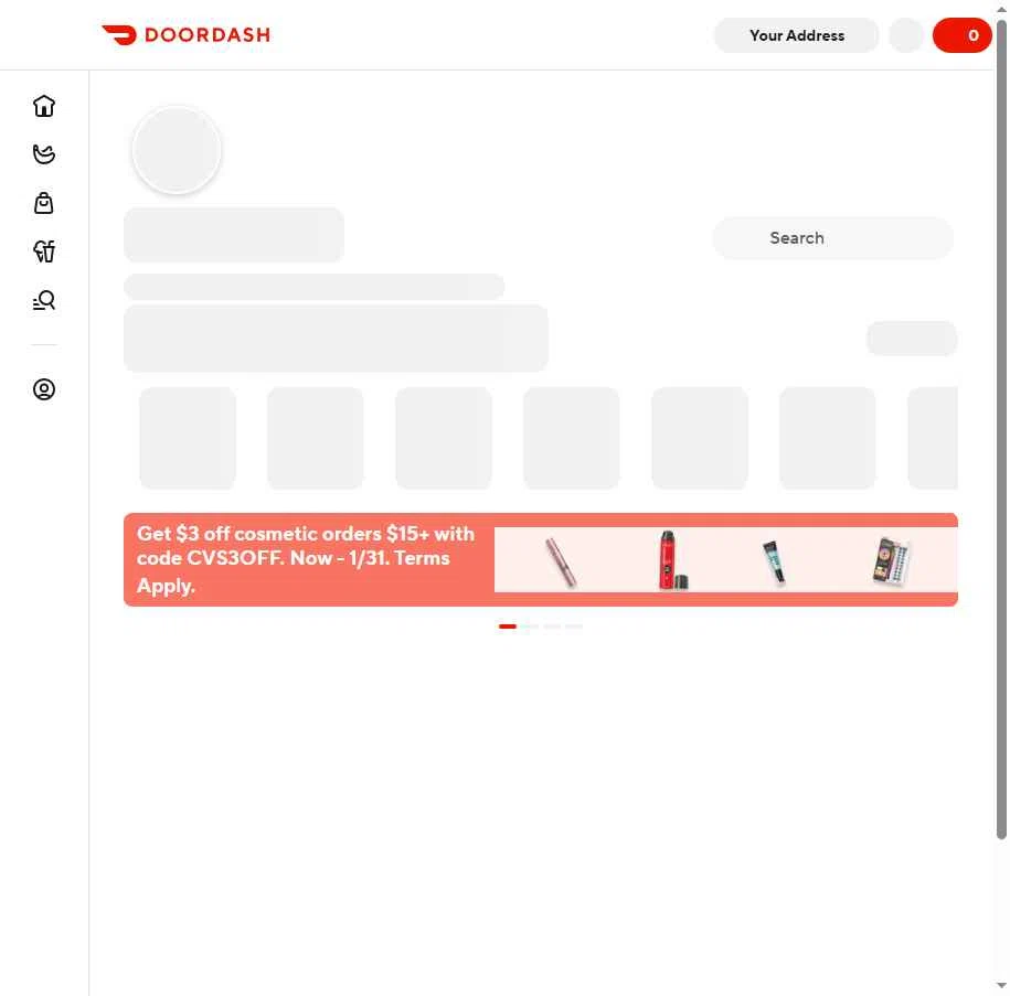 DoorDash Dasher checkout page showing DoorDash Dasher promo code box | Screenshot taken by SimplyCodes community member on Jan 27, 2026