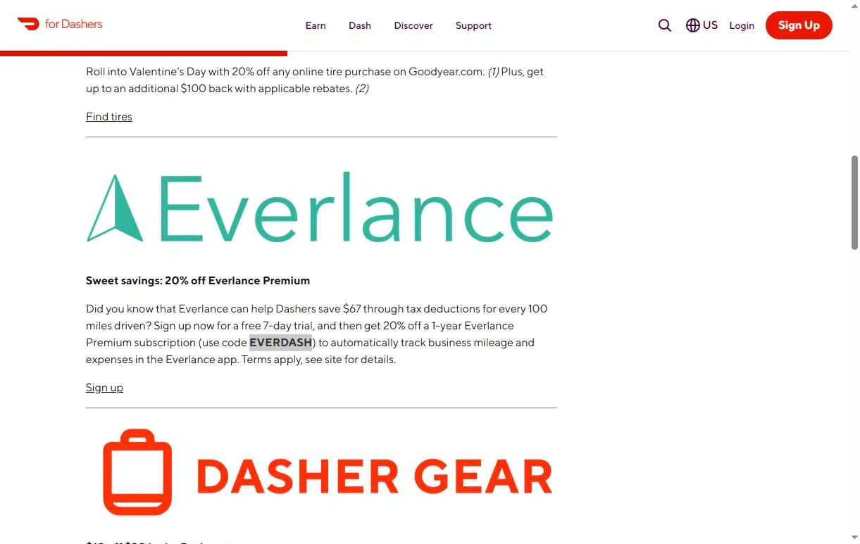 DoorDash Dasher checkout page showing DoorDash Dasher promo code box | Screenshot taken by SimplyCodes community member on Jan 11, 2026