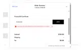 Dope THC coupon verification screenshot