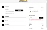 Dope THC coupon verification screenshot