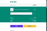 Doré coupon verification screenshot