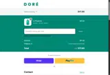 Doré coupon verification screenshot