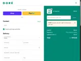 Doré coupon verification screenshot