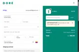 Doré coupon verification screenshot