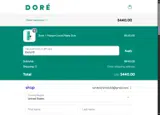 Doré coupon verification screenshot