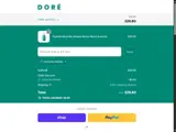 Doré coupon verification screenshot
