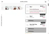 Dore & Rose coupon verification screenshot