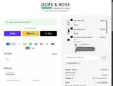 Dore & Rose coupon verification screenshot