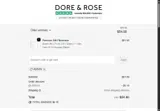 Dore & Rose coupon verification screenshot