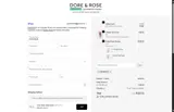 Dore & Rose coupon verification screenshot