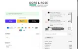 Dore & Rose US coupon verification screenshot