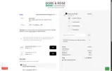 Dore & Rose US coupon verification screenshot