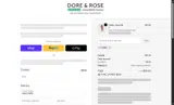 Dore & Rose coupon verification screenshot
