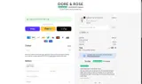 Dore & Rose US coupon verification screenshot