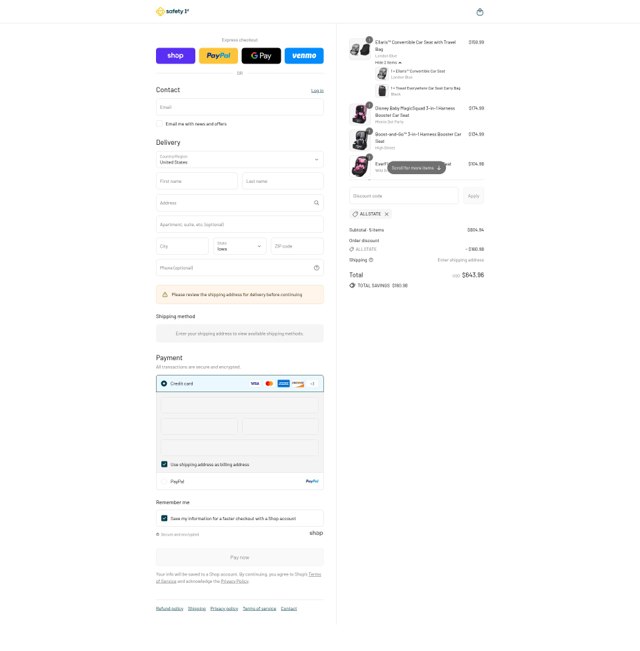 Dorel Juvenile Shop checkout page showing Dorel Juvenile Shop promo code box | Screenshot taken by SimplyCodes community member on Sep 3, 2025