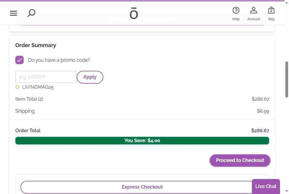 doTERRA checkout page showing doTERRA promo code box | Screenshot taken by SimplyCodes community member on Dec 3, 2025
