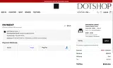 DOTSHOP coupon verification screenshot
