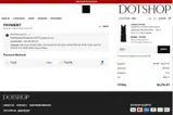 DOTSHOP coupon verification screenshot
