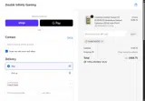 Double Infinity Gaming coupon verification screenshot